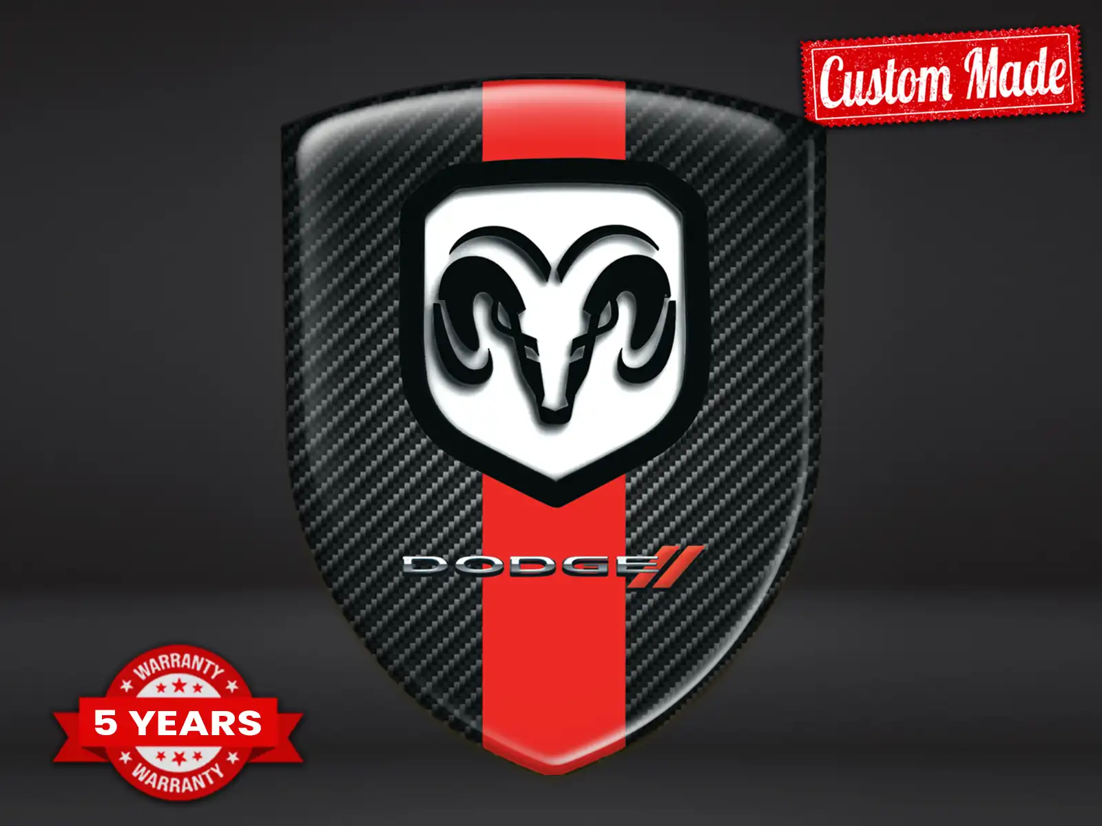 Dodge Business Sticker Hochwertig Minimalistisch Pro